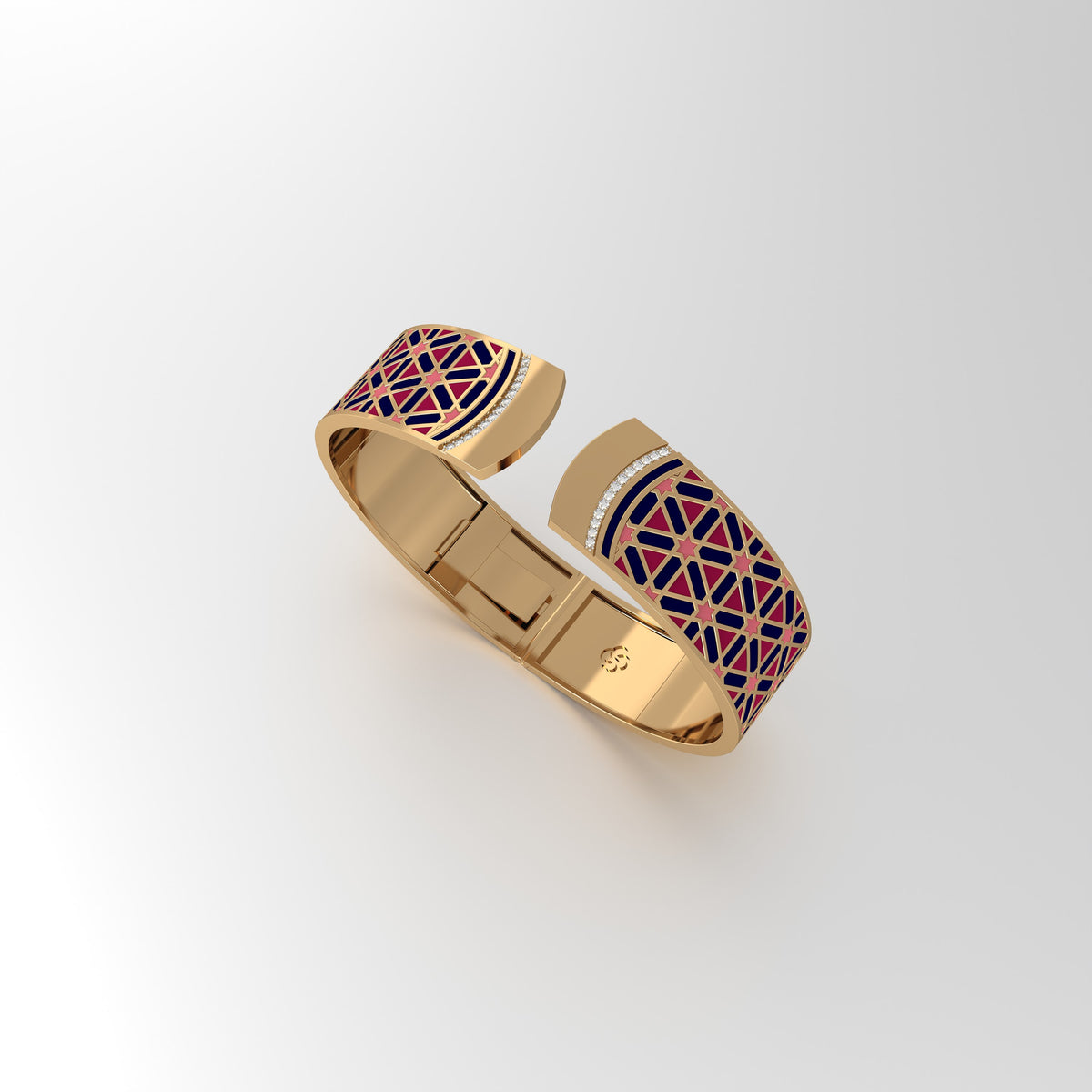#Pattern & Color_Persian Girih Cardinal Red
