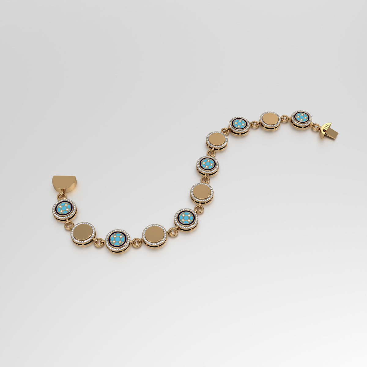 #Pattern & Color_Turkish Tessellation Skyblue