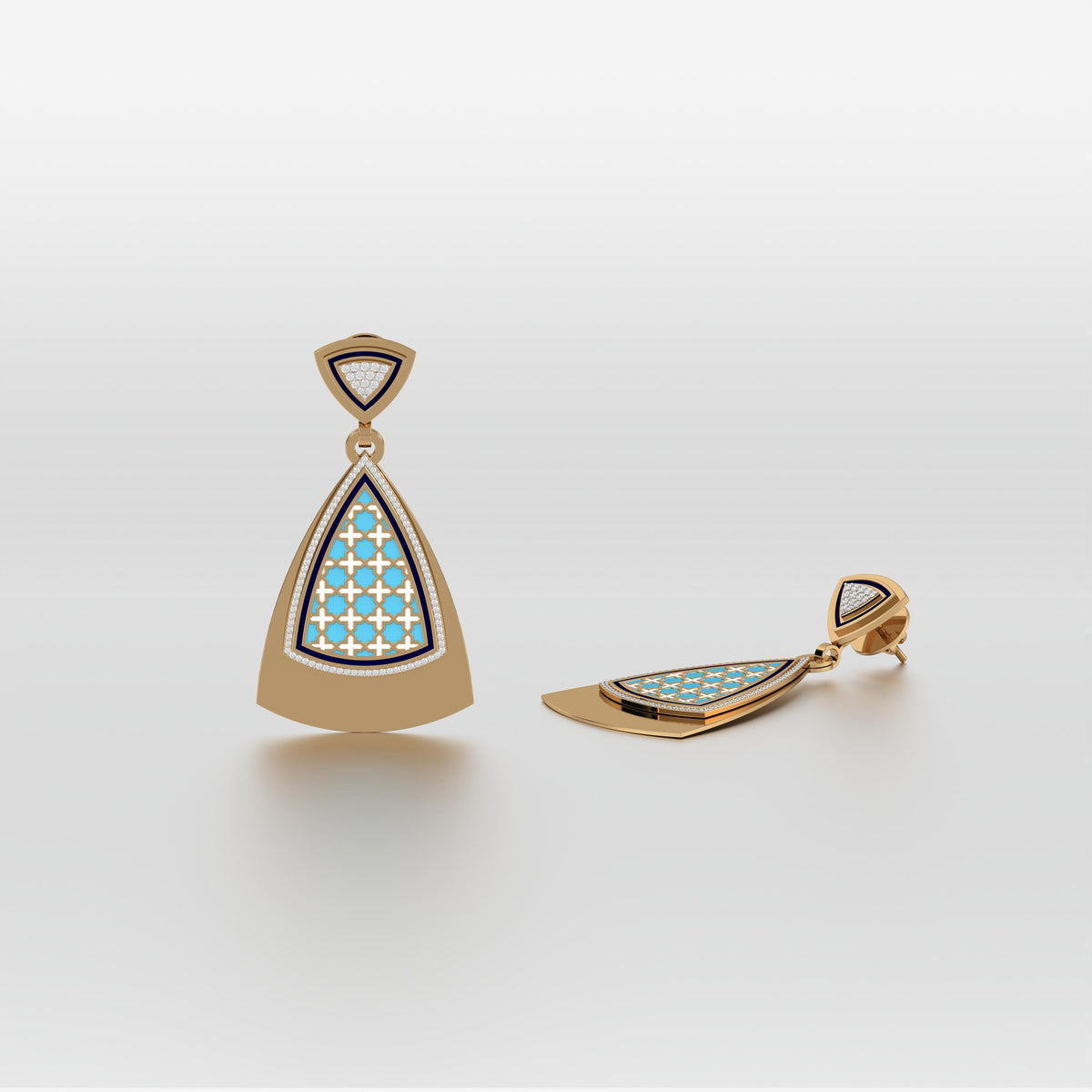 #Pattern & Color_moroccan zellij skyblue