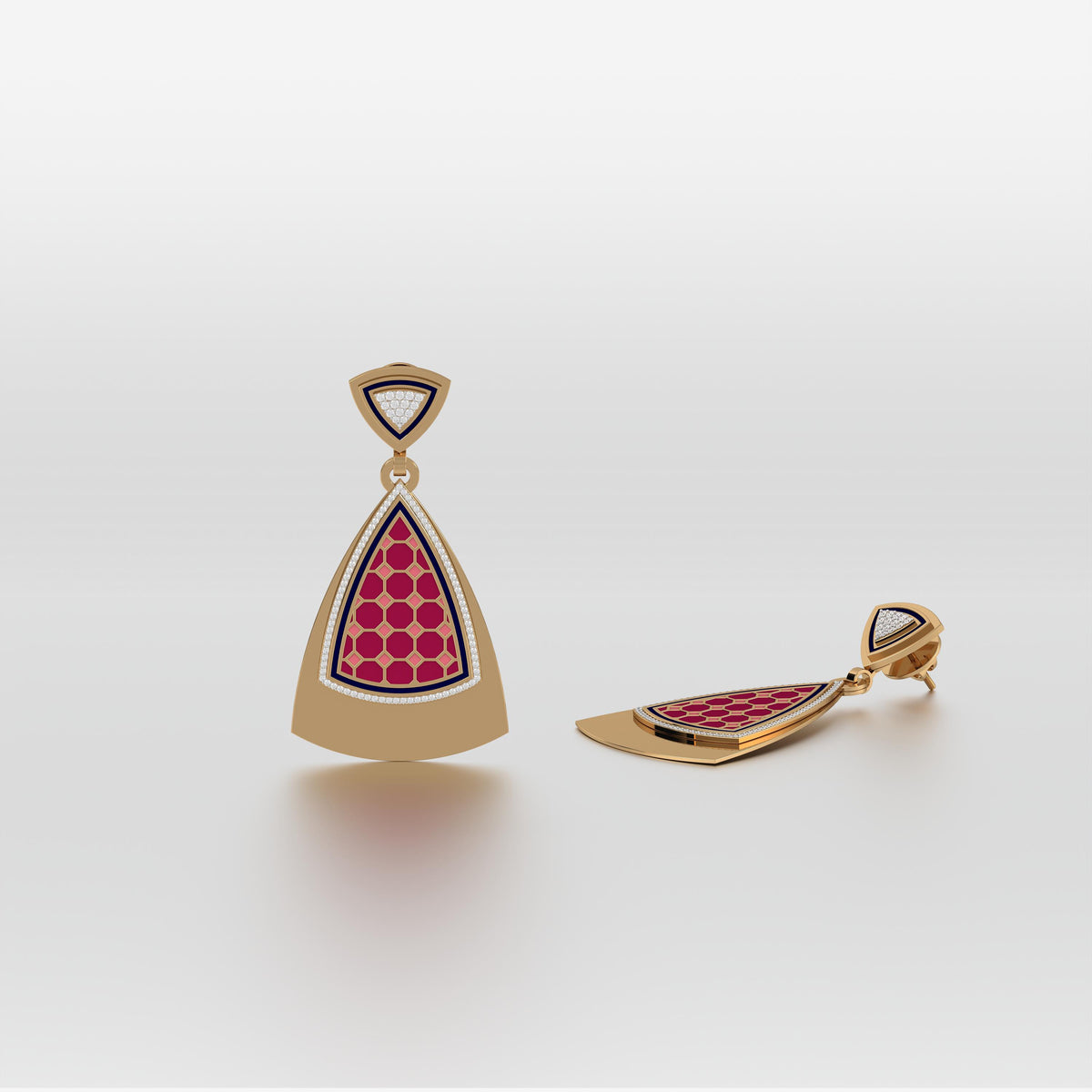 #Pattern & Color_Turkish Tessellation Cardinal Red