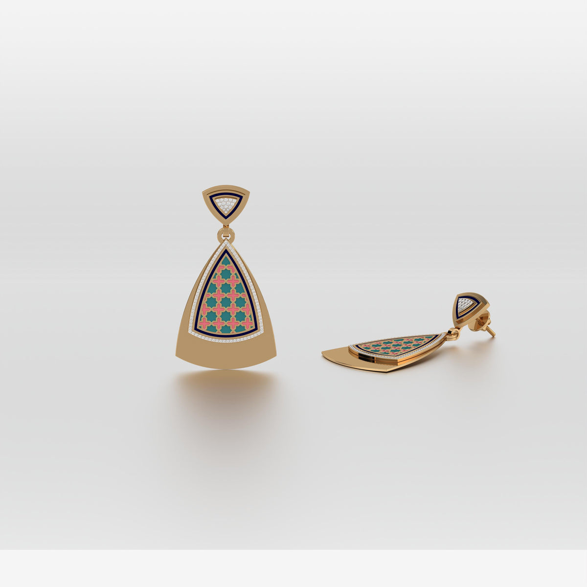 #Pattern & Color_Moroccan Zellij Pastel Turquoise