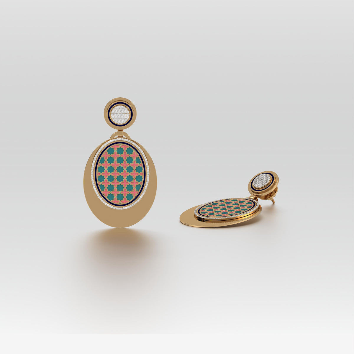 #Pattern & Color_Moroccan Zellij Pastel Turquoise