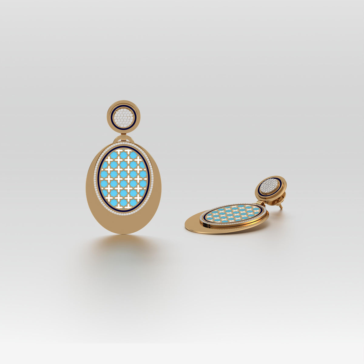#Pattern & Color_moroccan zellij skyblue