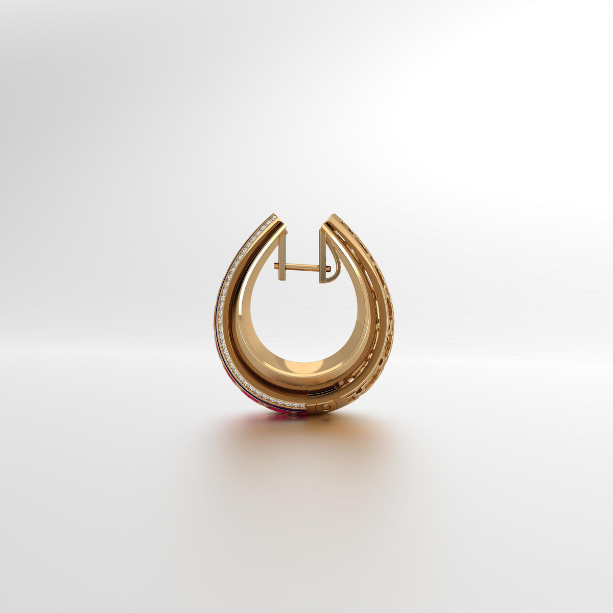 Selina Tapered Hoops Large
