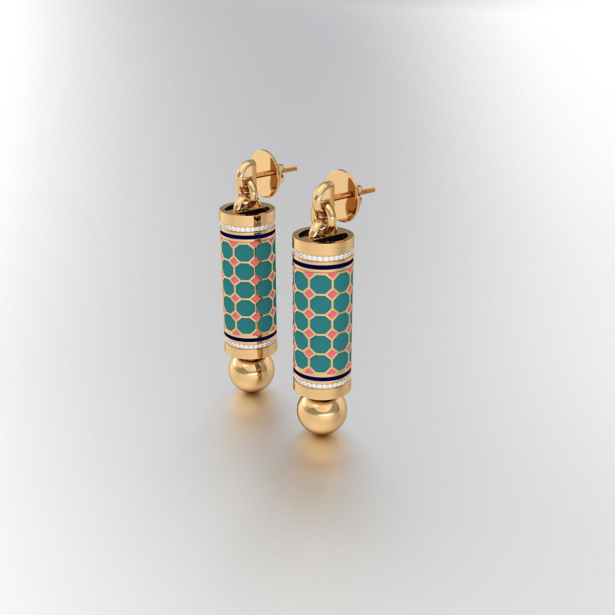#Pattern & Color_Turkish Tessellation Pastel Turquoise