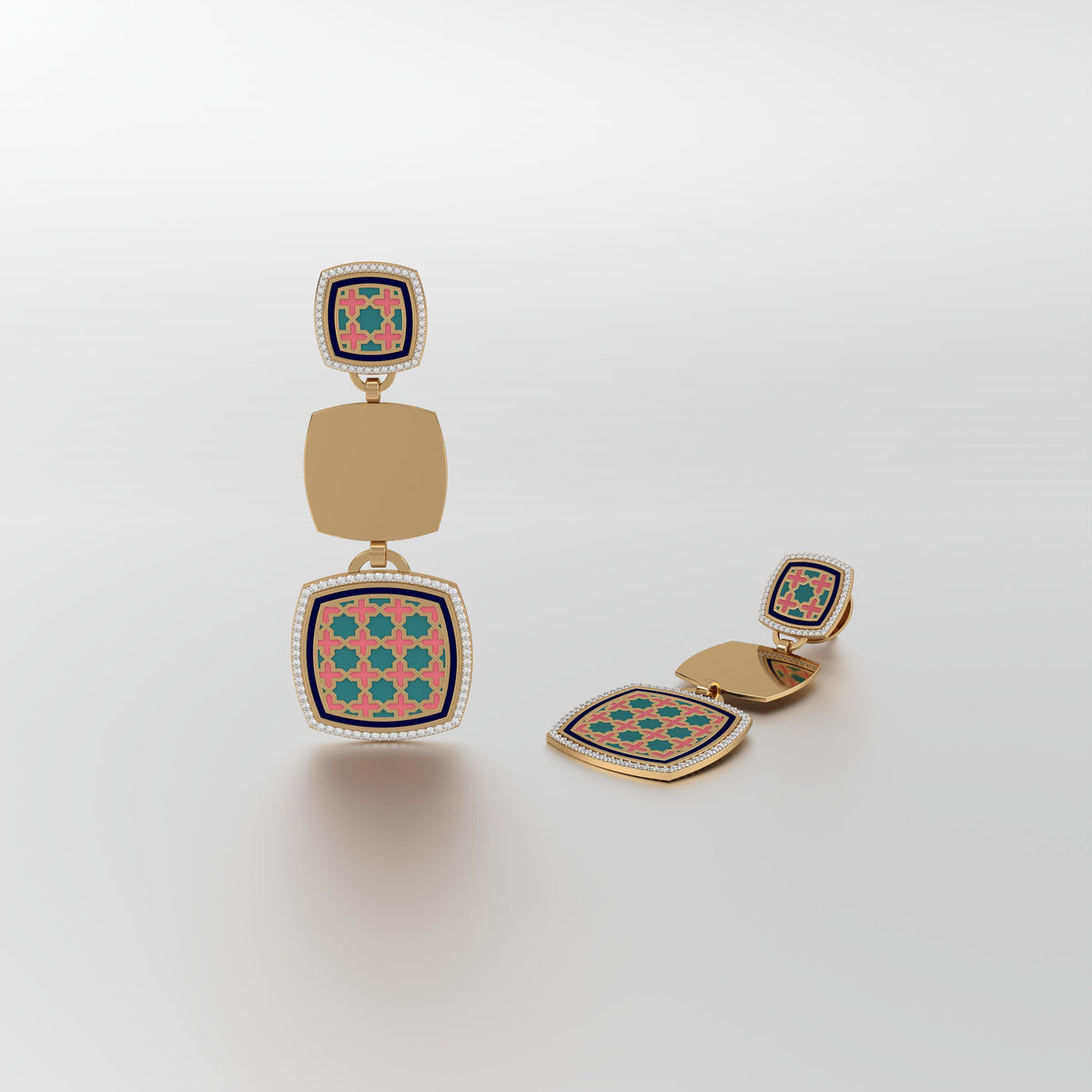 #Pattern & Color_Moroccan Zellij Pastel Turquoise