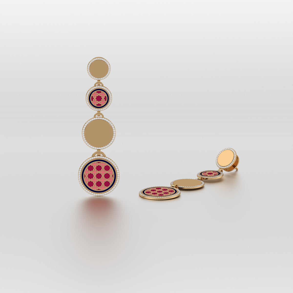 #Pattern & Color_Moroccan Zellij Cardinal Red