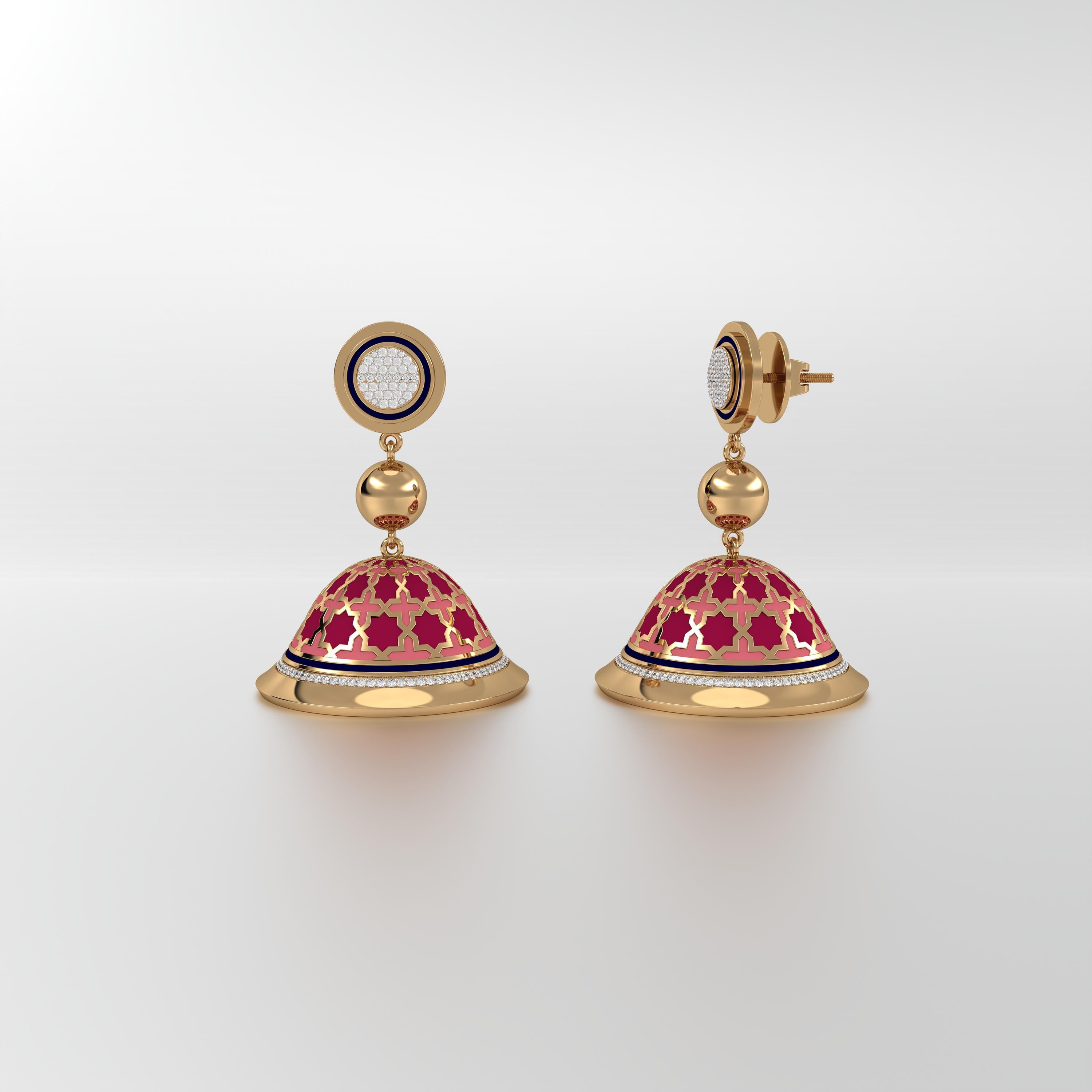 #Pattern & Color_Moroccan Zellij Cardinal Red