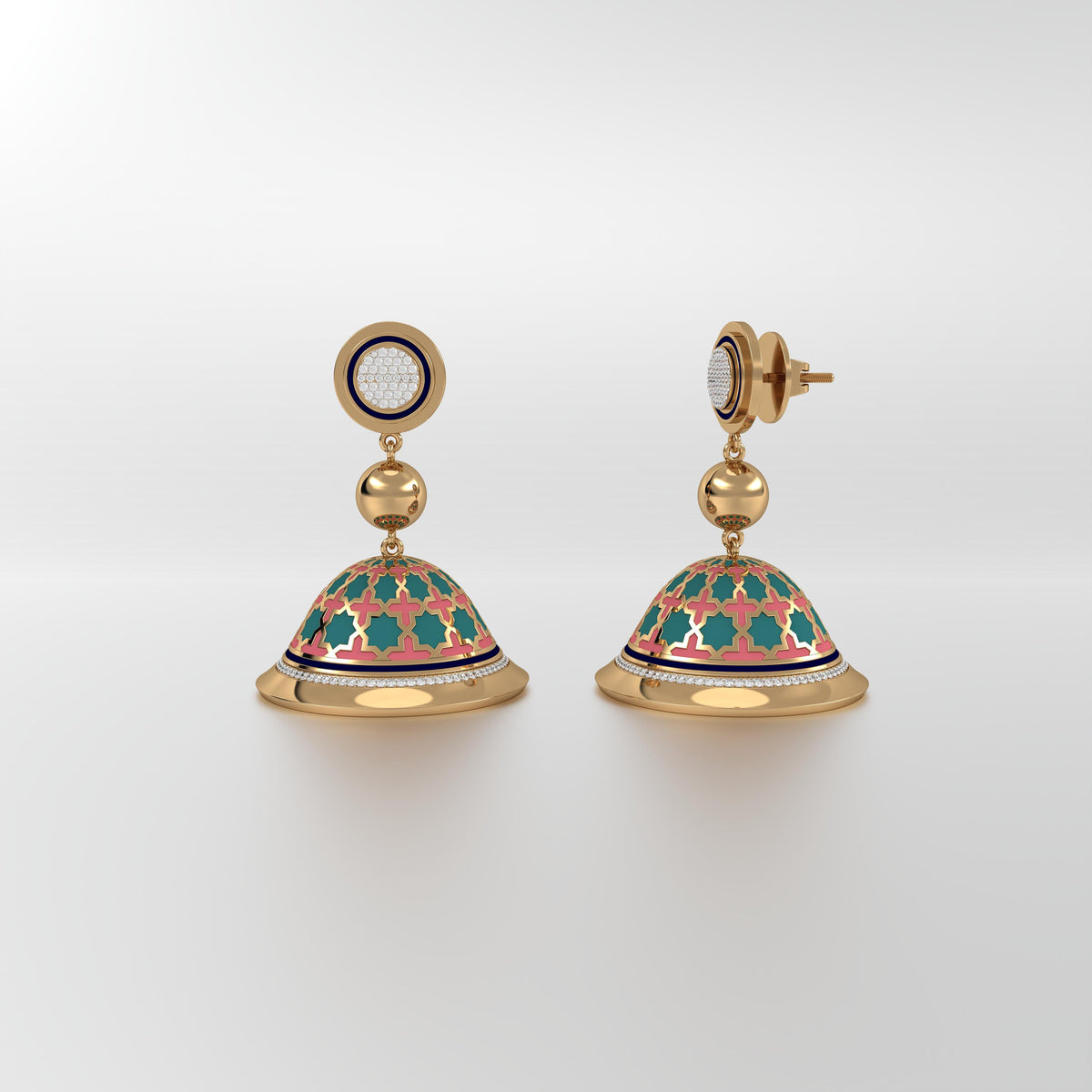 #Pattern & Color_Moroccan Zellij Pastel Turquoise