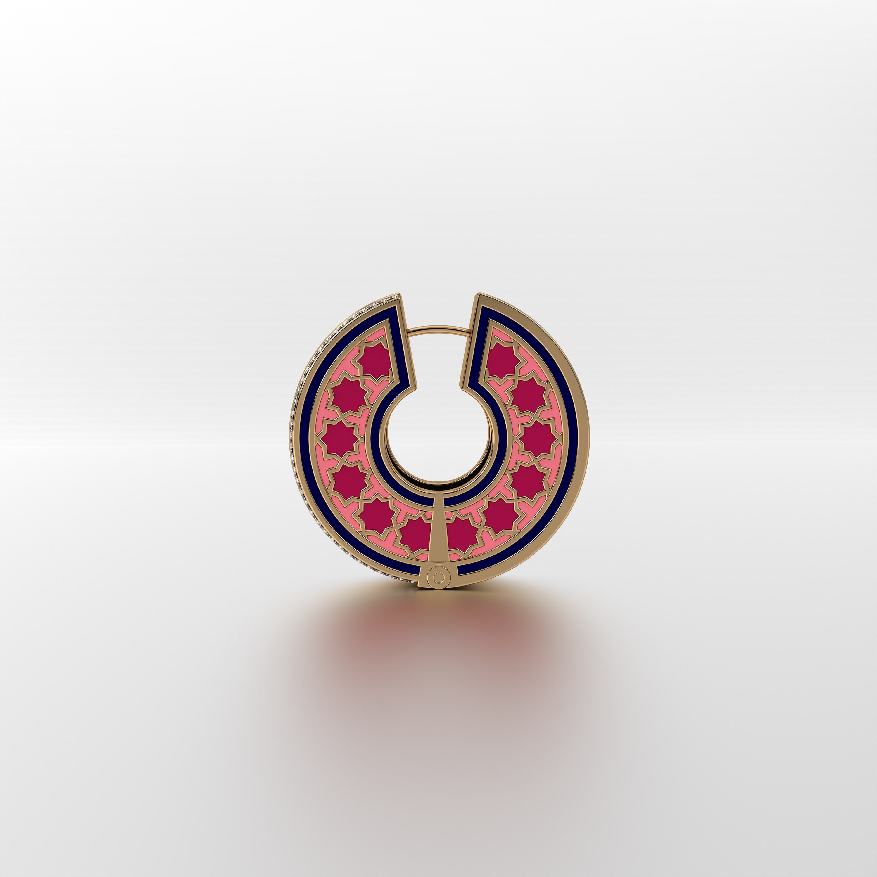 #Pattern & Color_Moroccan Zellij Cardinal Red