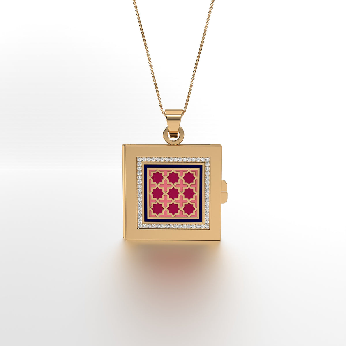 #Pattern & Color_Moroccan Zellij Cardinal Red