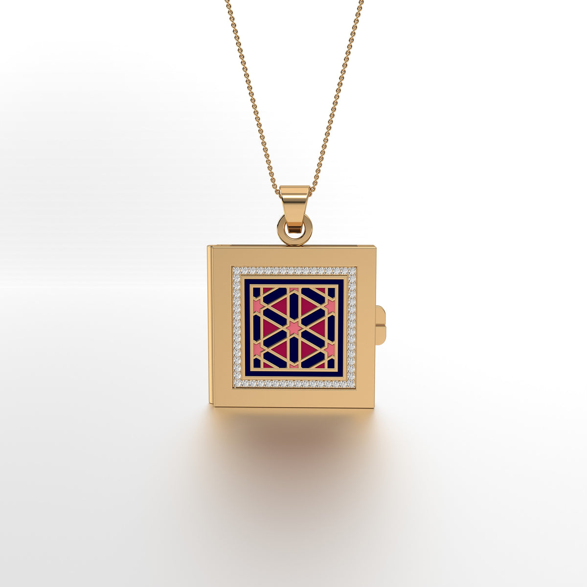 #Pattern & Color_Persian Girih Cardinal Red