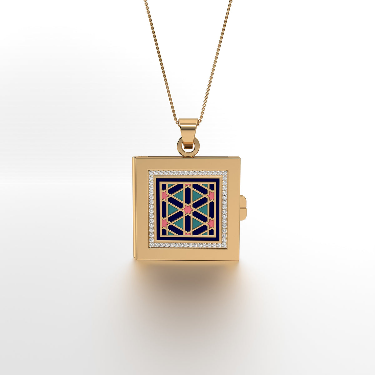 #Pattern & Color_Persian Girih Pastel Turquoise