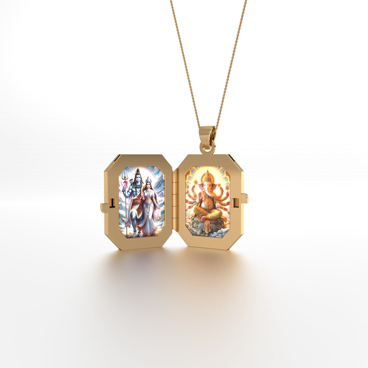 Mehr Locket - Emerald Cut Medium