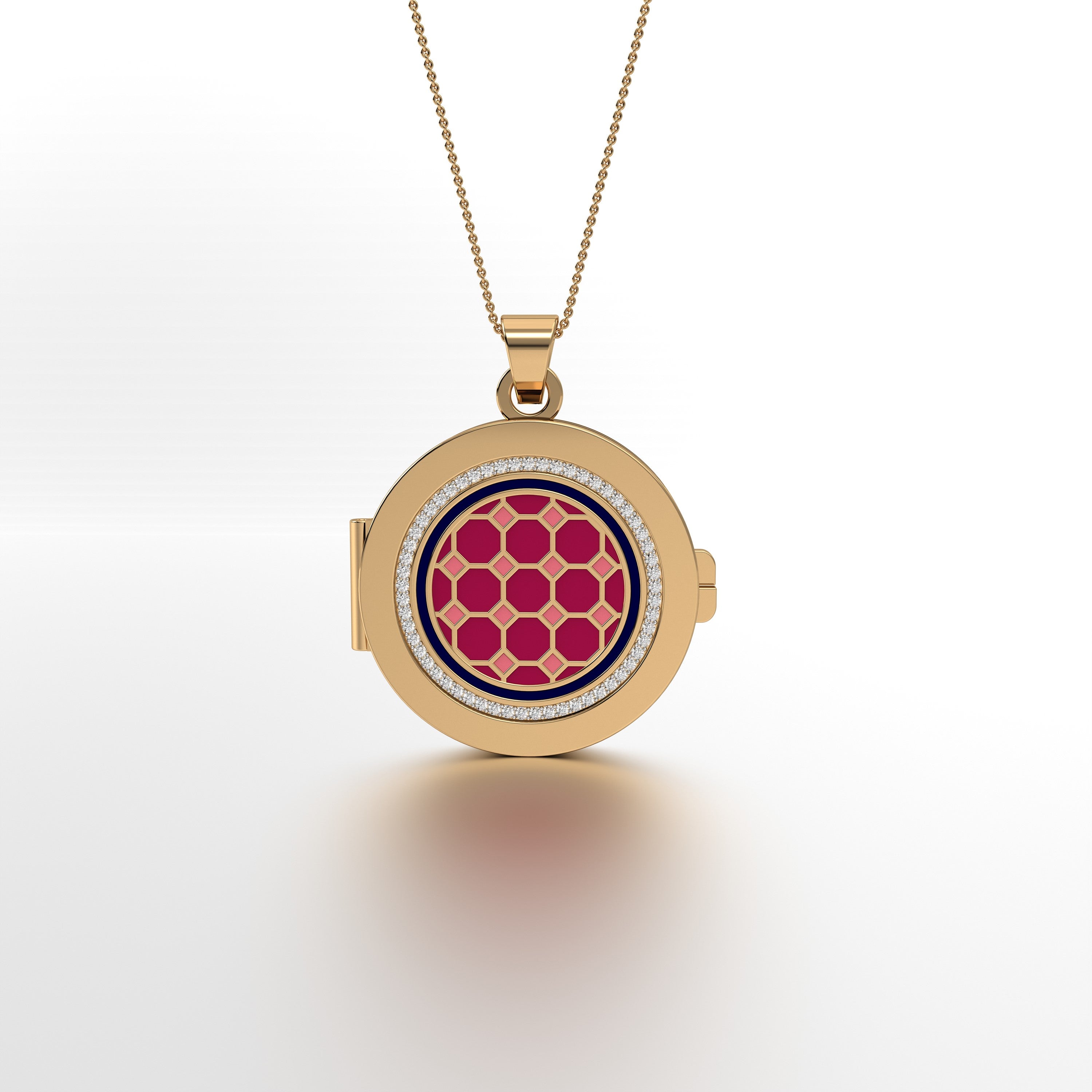 #Pattern & Color_Turkish Tessellation Cardinal Red