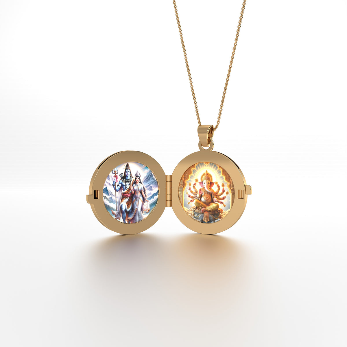 Mehr Locket -Round Medium