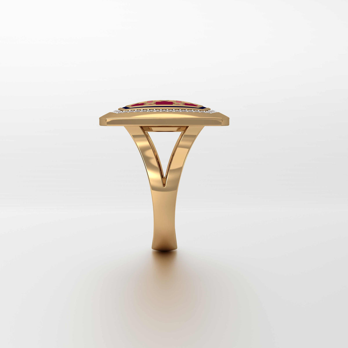 Aynur Cushion Signet Ring Medium