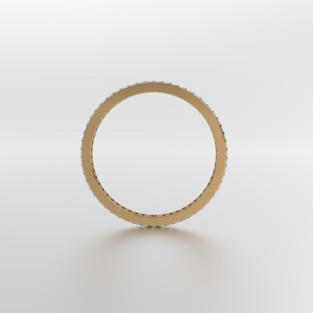 Single line Diamond Ring Medium
