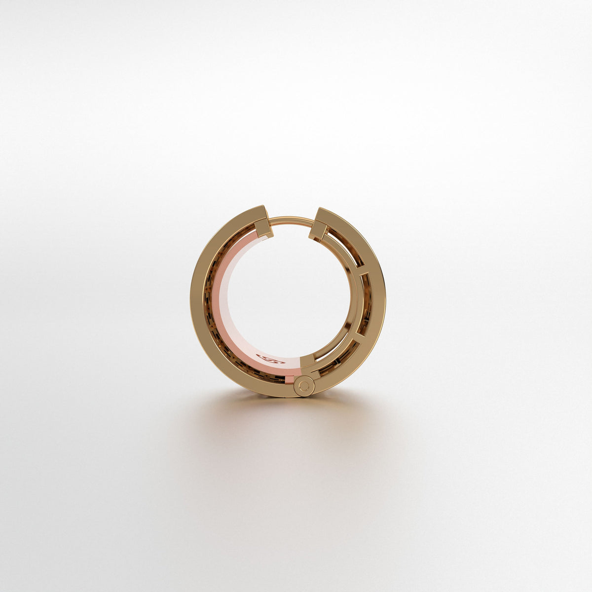 Emira Plain Gold Hoops - Small