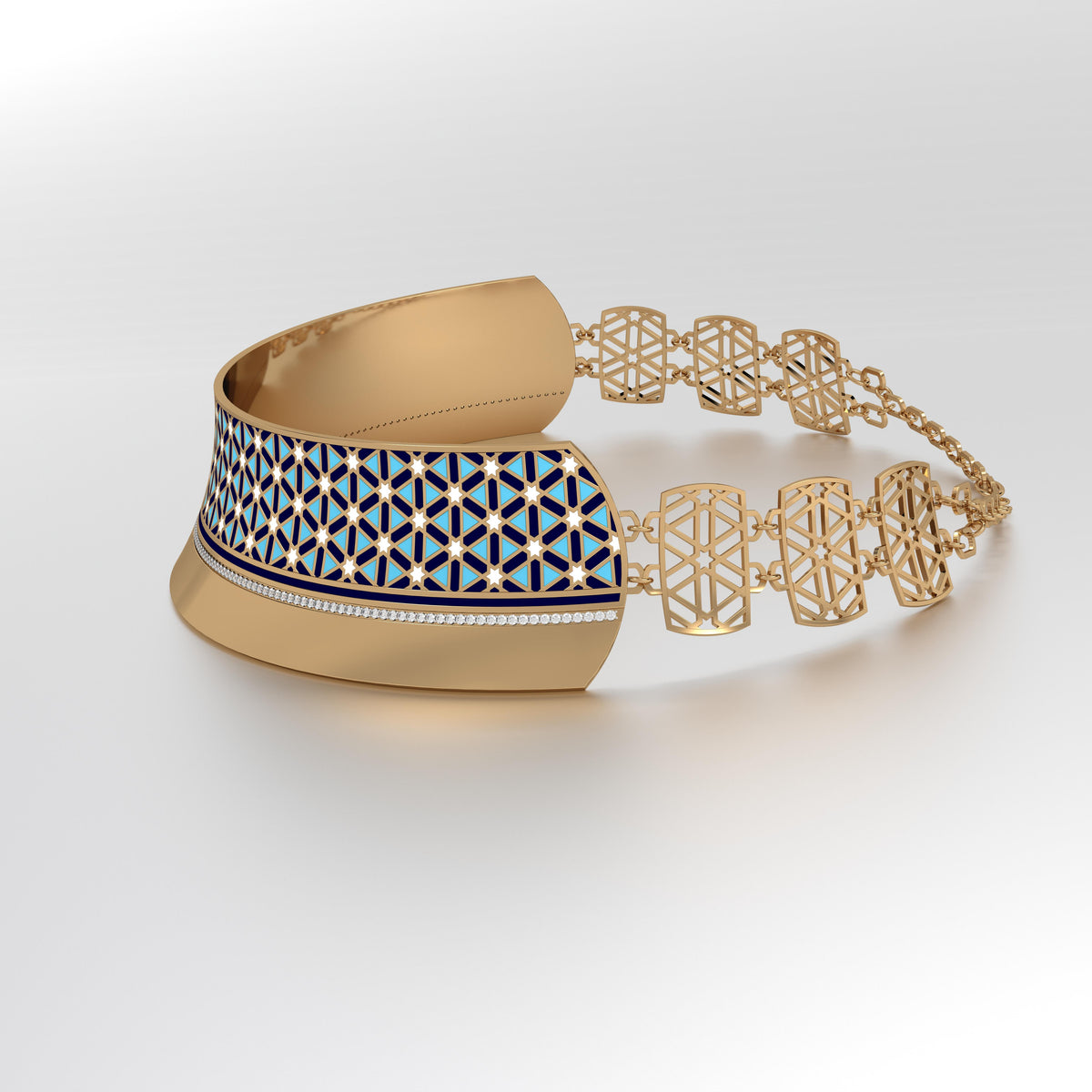 #Pattern & Color_Persian Girih Skyblue