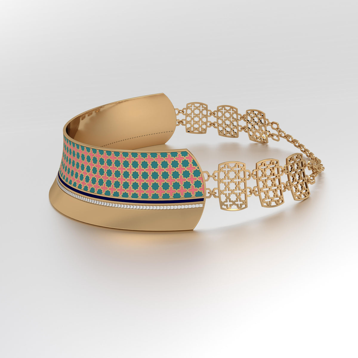 #Pattern & Color_Moroccan Zellij Pastel Turquoise
