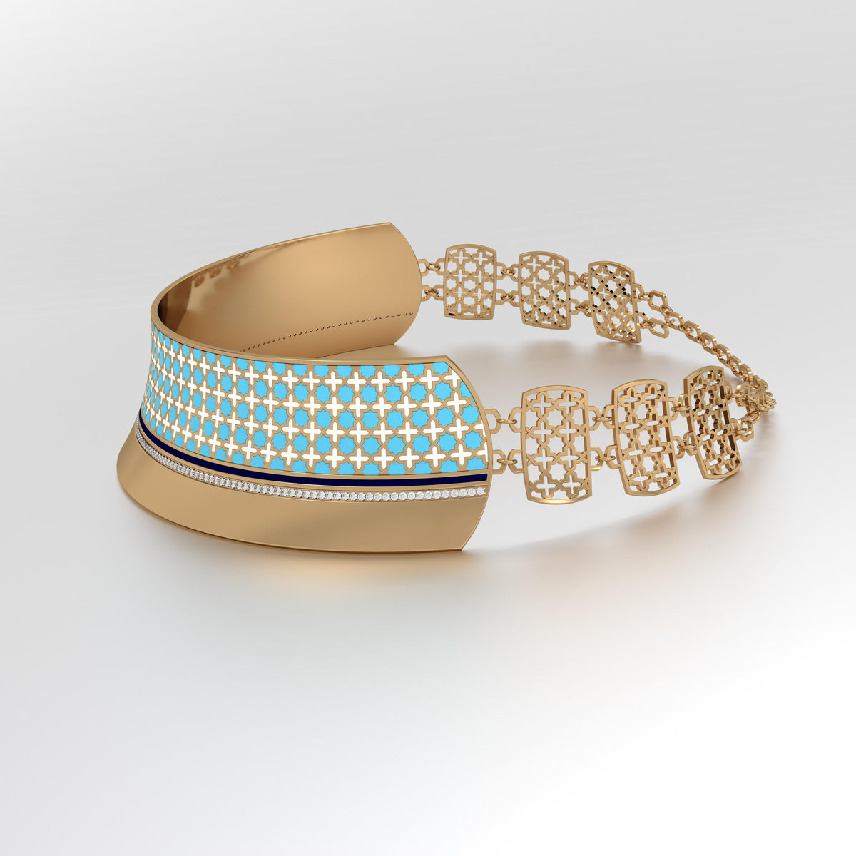 #Pattern & Color_Moroccan Zellij Skyblue