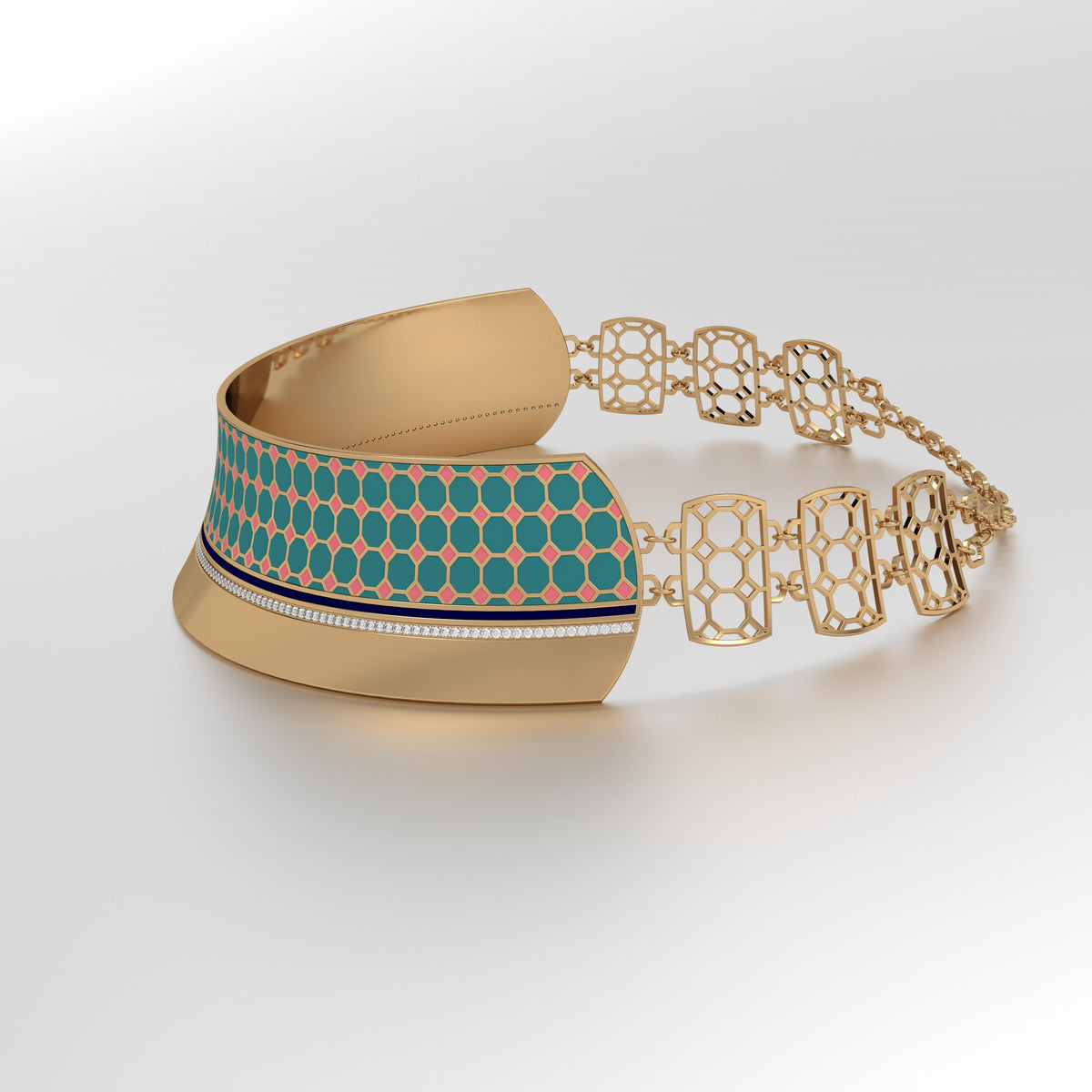#Pattern & Color_Turkish Tessellation Pastel Turquoise