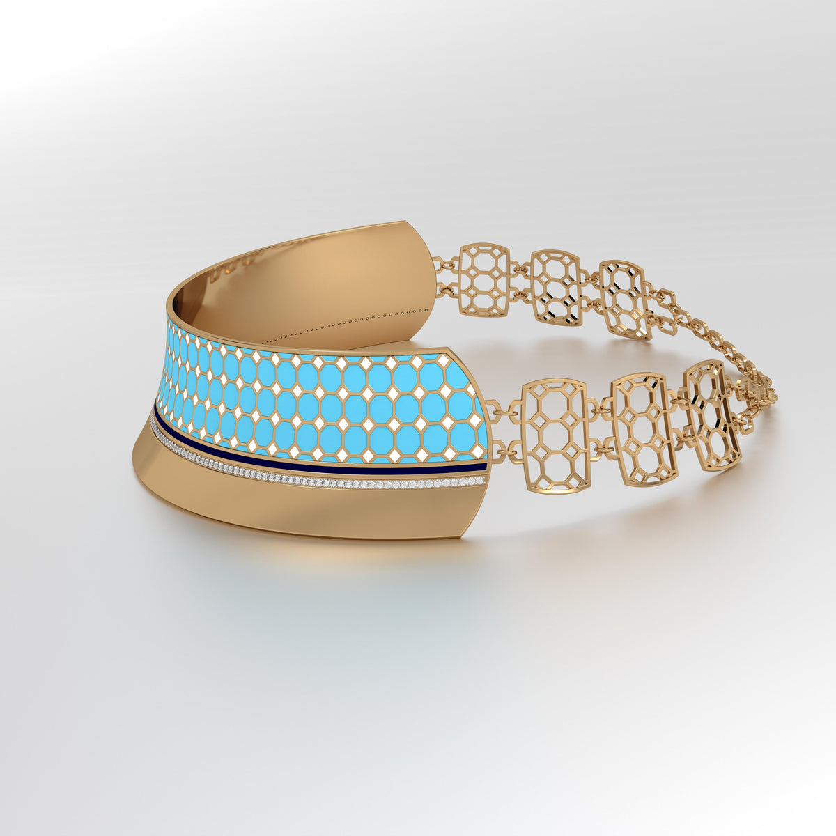 #Pattern & Color_Turkish Tessellation Skyblue