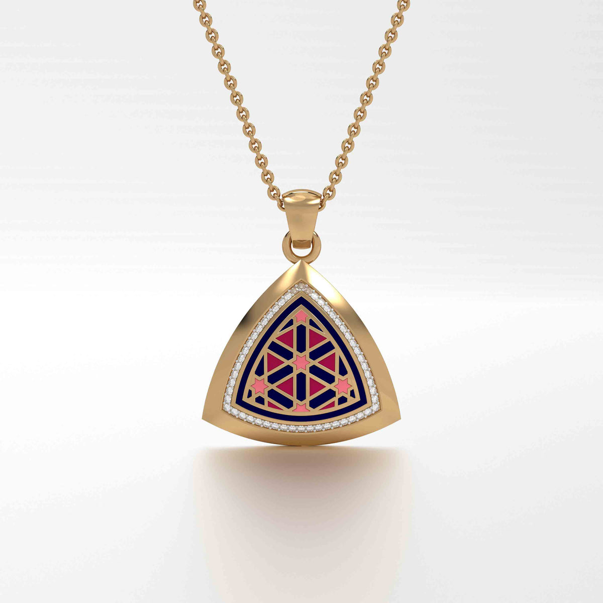 #Pattern & Color_Persian Girih Cardinal Red