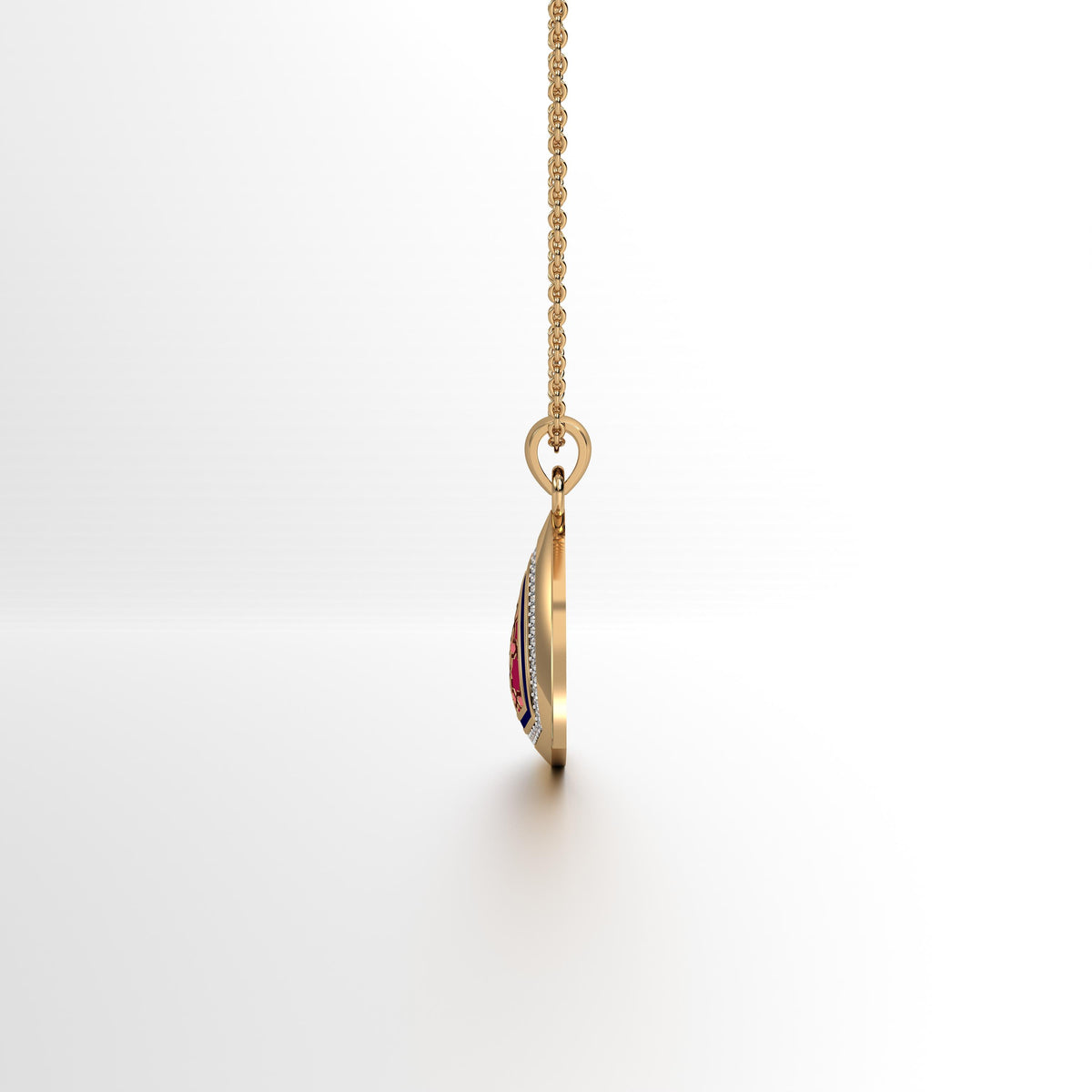 Aynur Trillion Pendant with Loop Medium