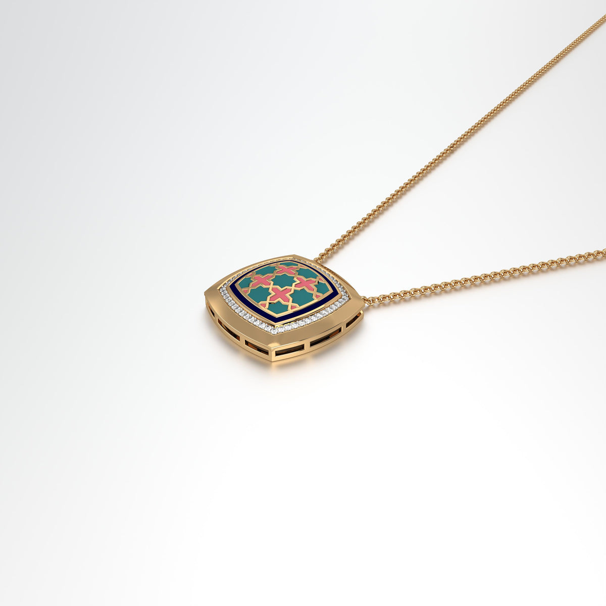 #Pattern & Color_Moroccan Zellij Pastel Turquoise