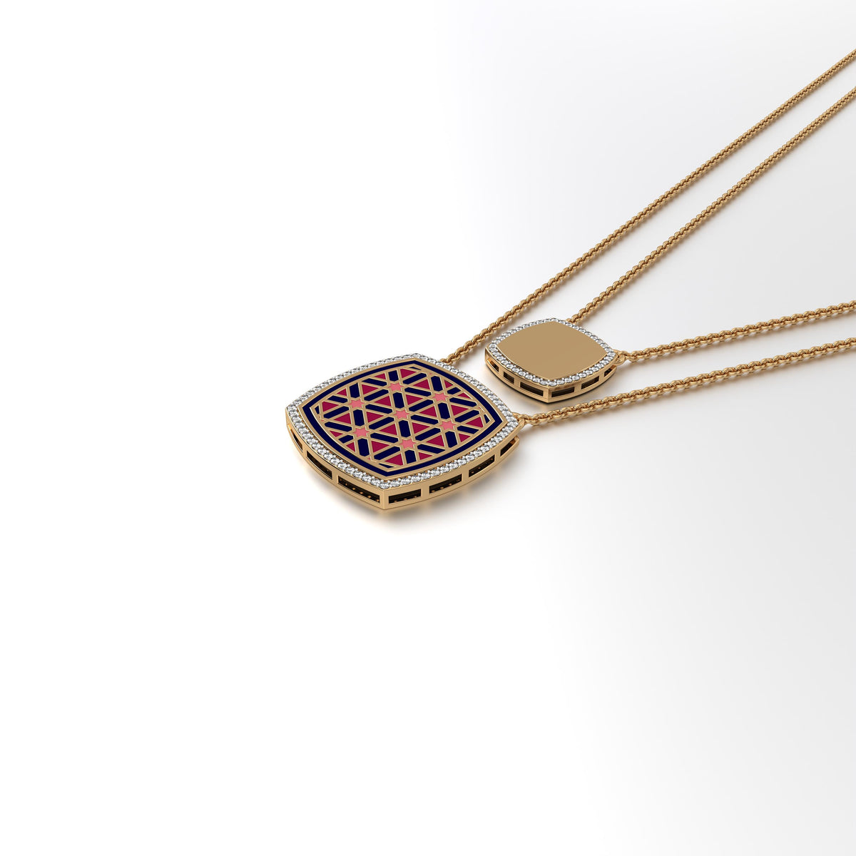 #Pattern & Color_Persian Girih Cardinal Red