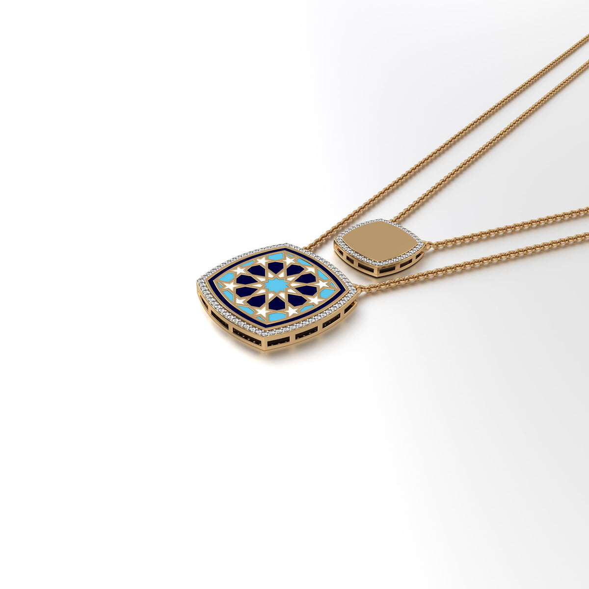 #Pattern & Color_Arabesque Rosette Skyblue
