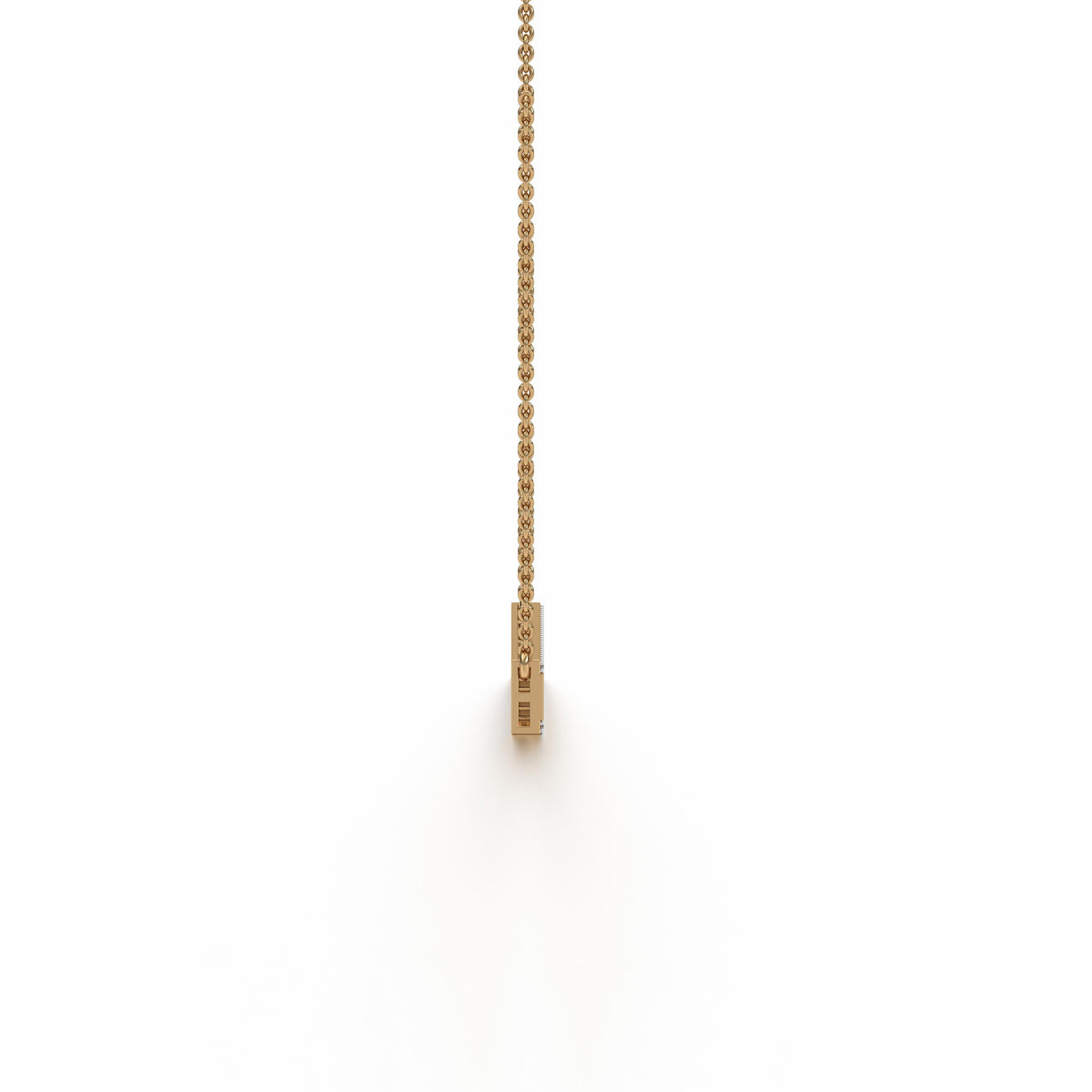 Aurm Vertical Bar - 'With Diamond Lining' - Pendant Medium