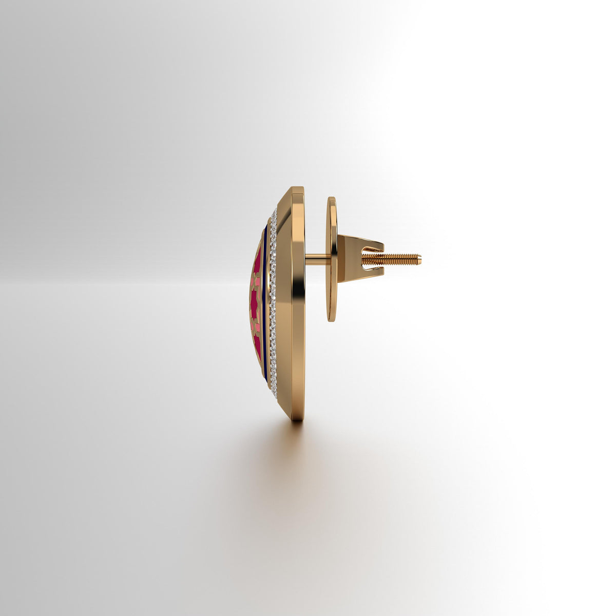 Aynur Round Studs Large