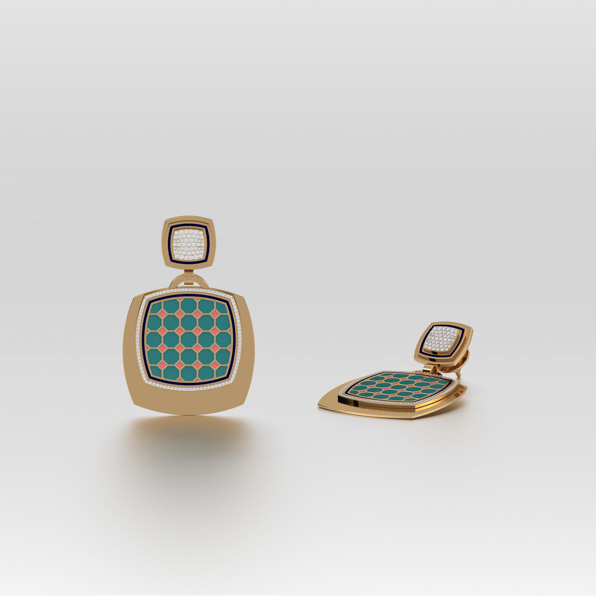 #Pattern & Color_Turkish Tessellation Pastel Turquoise