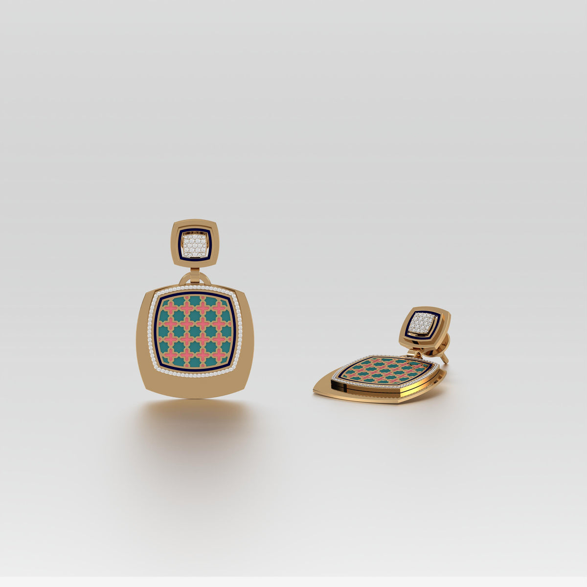 #Pattern & Color_Moroccan Zellij Pastel Turquoise