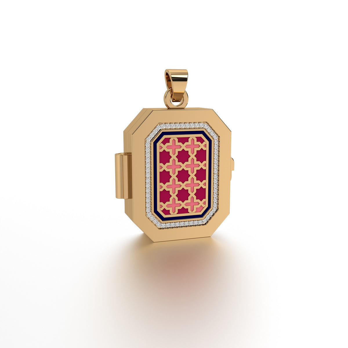 #Pattern & Color_Moroccan Zellij Cardinal Red