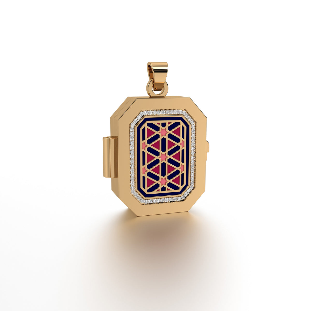#Pattern & Color_Persian Girih Cardinal Red
