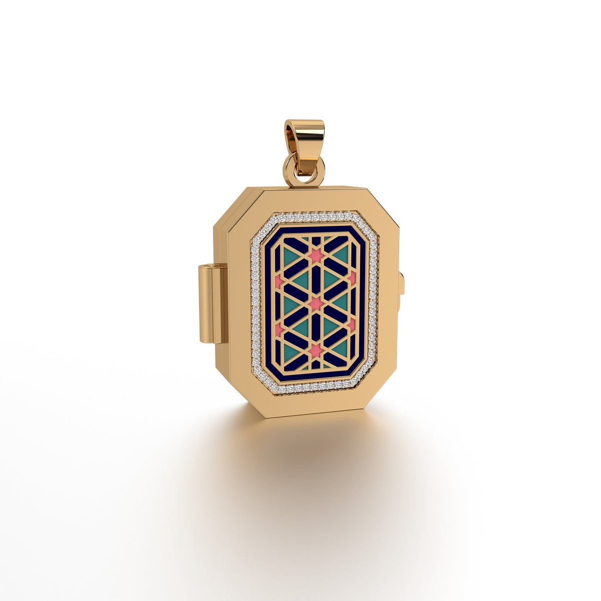 #Pattern & Color_Persian Girih Pastel Turquoise