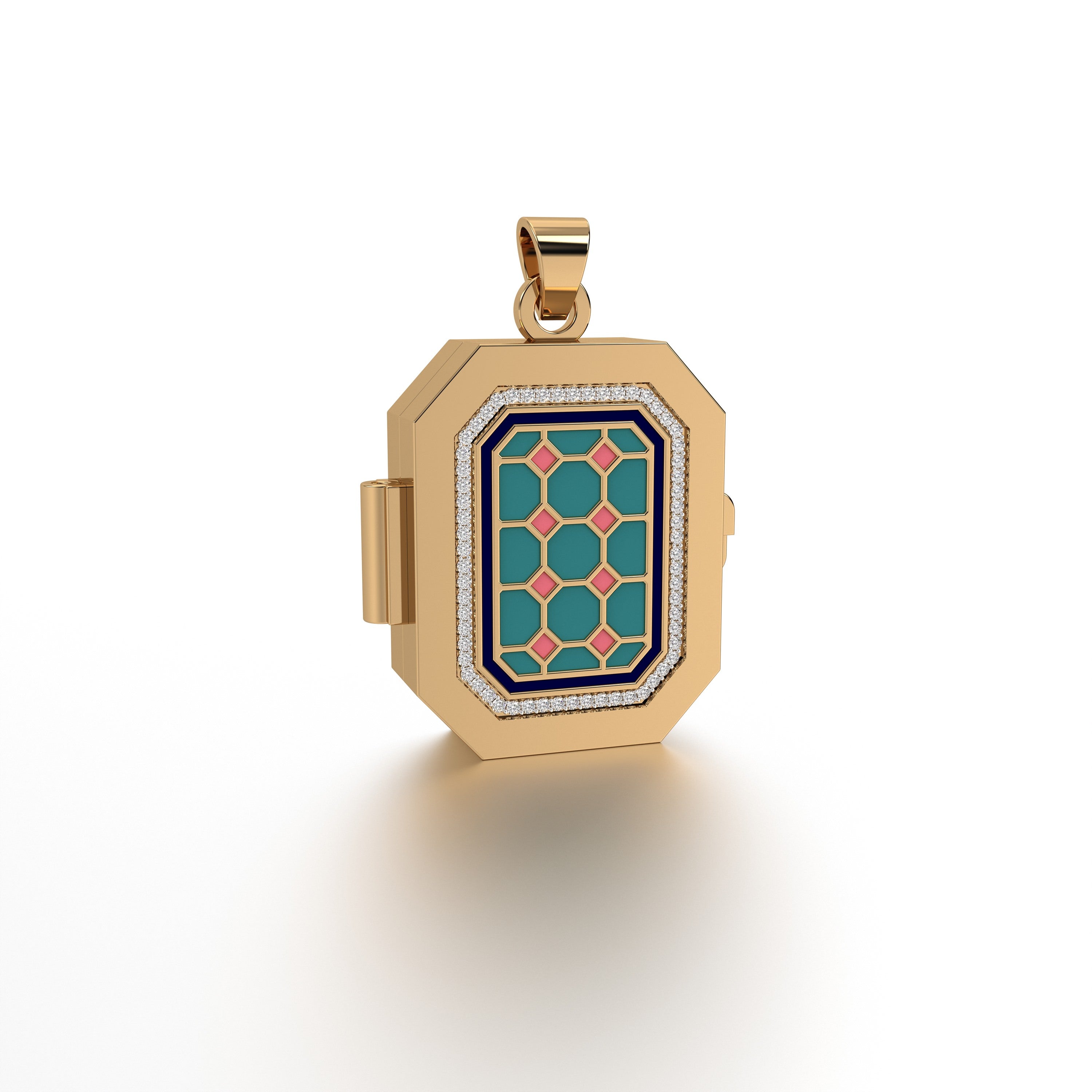 #Pattern & Color_Turkish Tessellation Pastel Turquoise