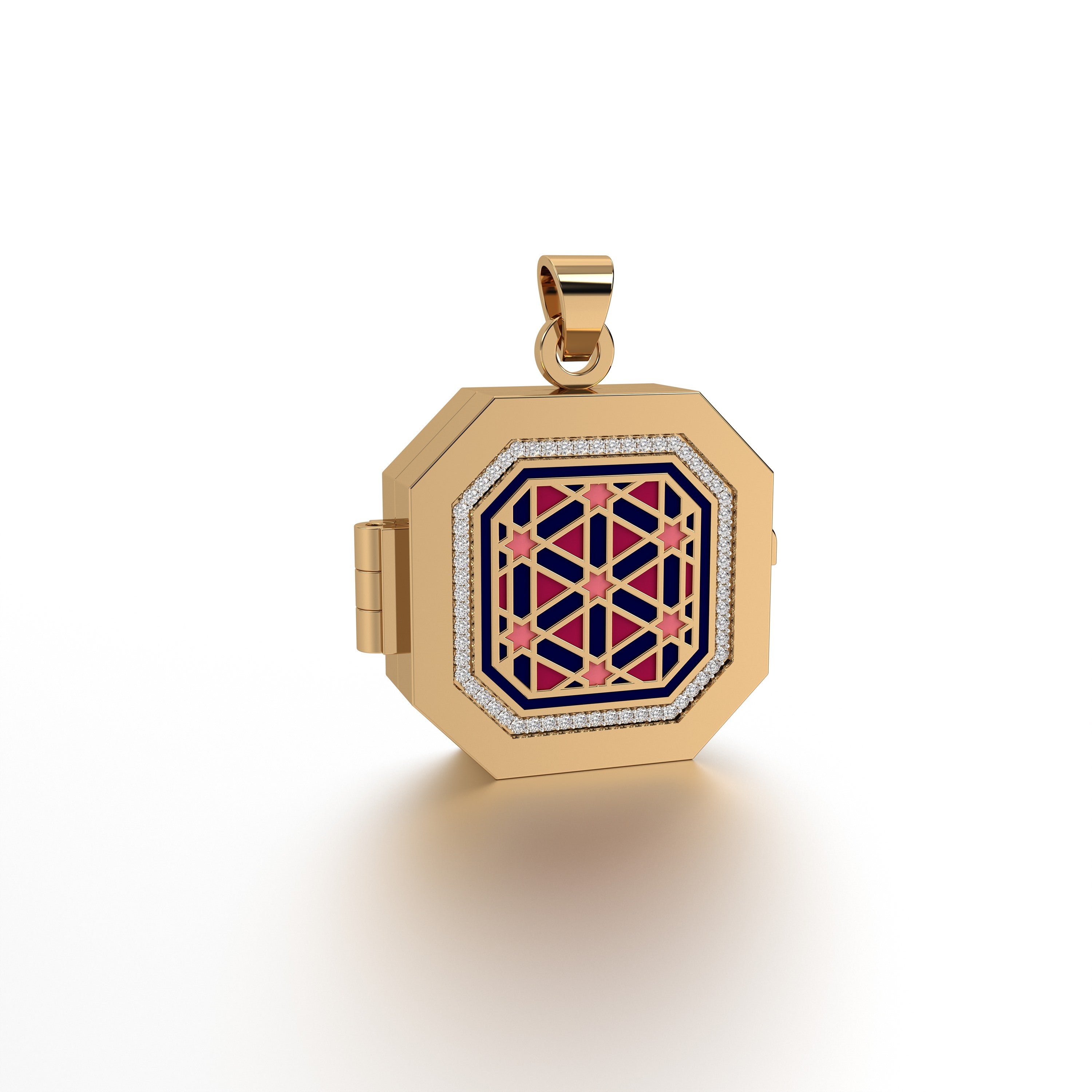#Pattern & Color_Persian Girih Cardinal Red