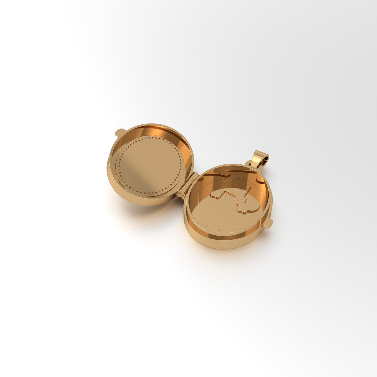 Aayat Oval Taawiz with Diamond Outline medium