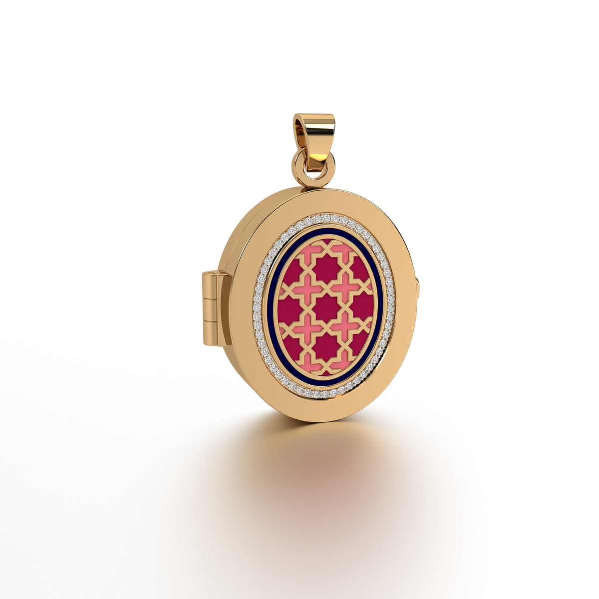 #Pattern & Color_Moroccan Zellij Cardinal Red