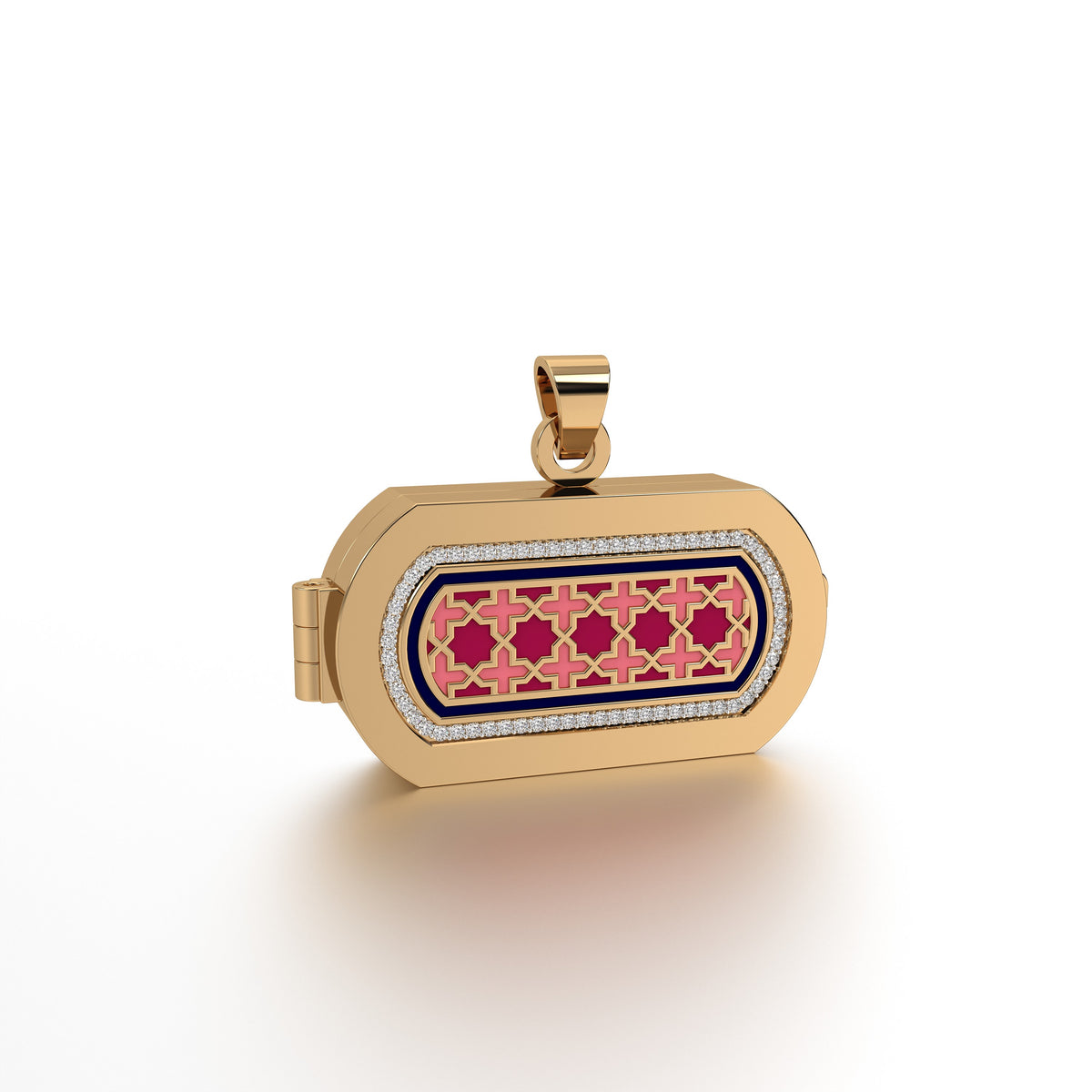 #Pattern & Color_Moroccan Zellij Cardinal Red
