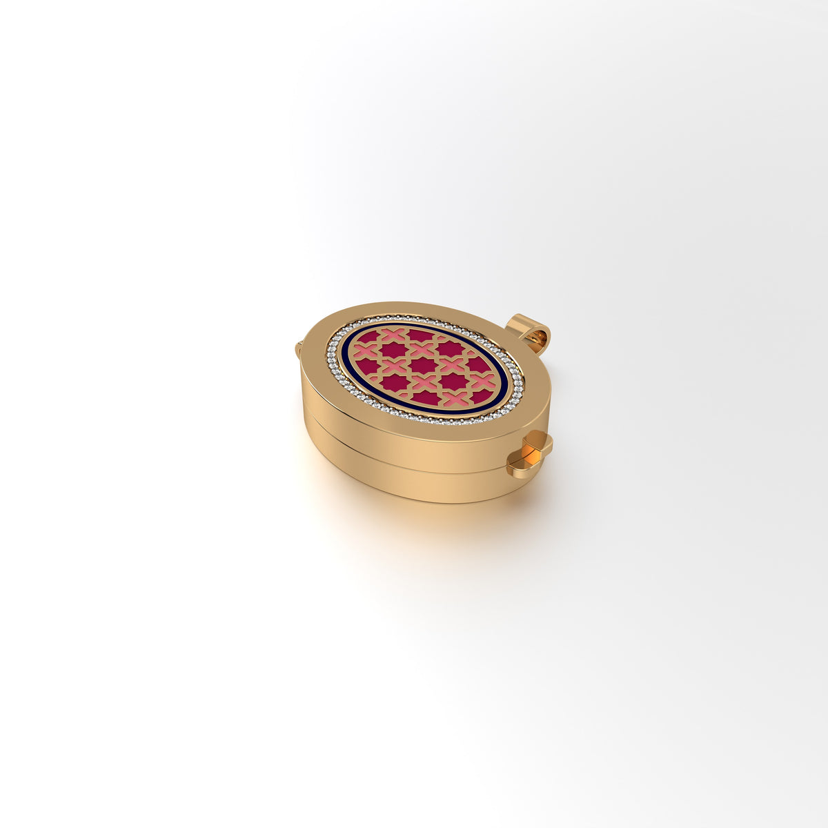 #Pattern & Color_Moroccan Zellij Cardinal Red