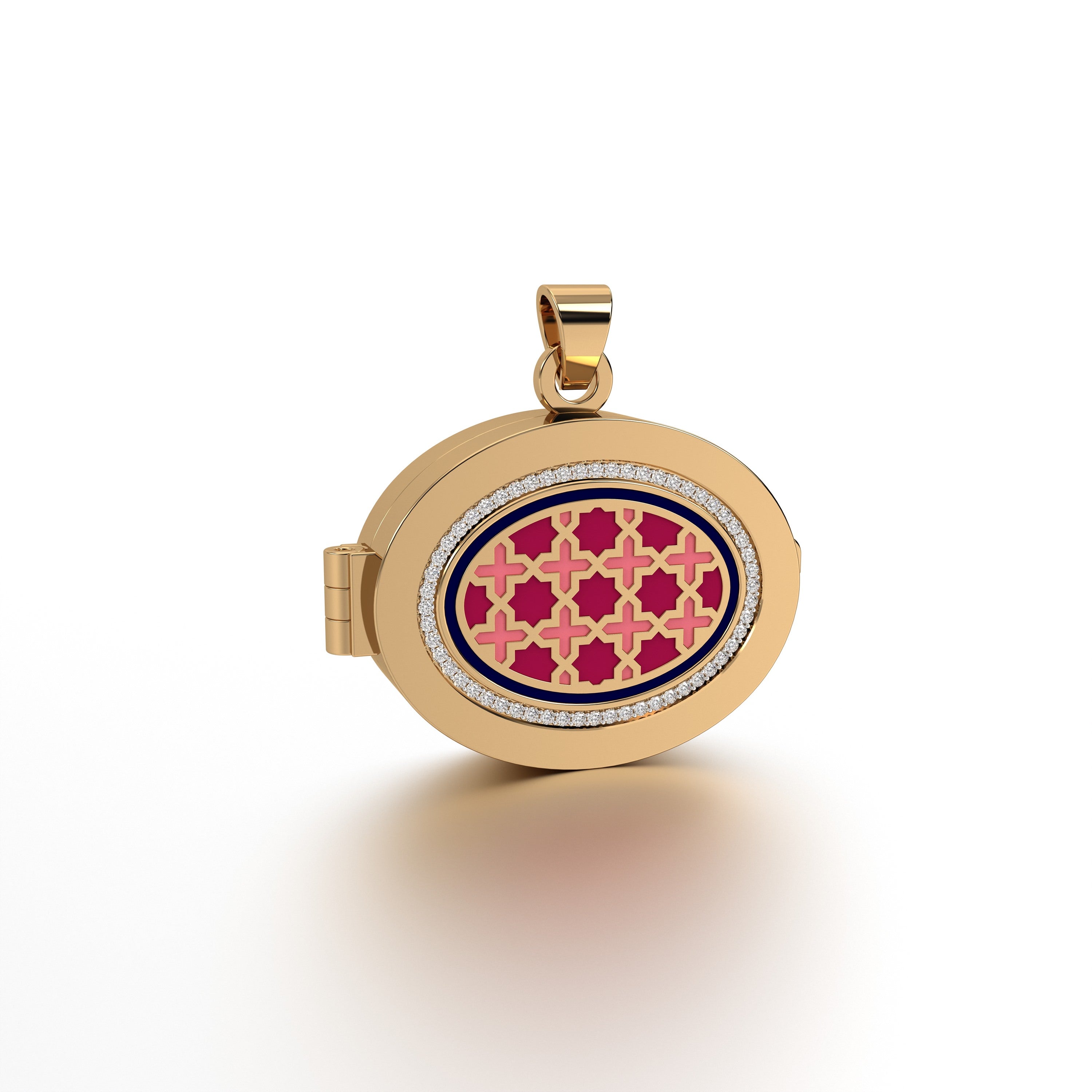 #Pattern & Color_Moroccan Zellij Cardinal Red