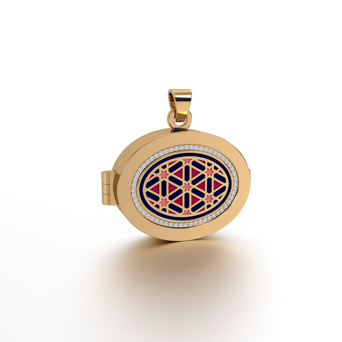 #Pattern & Color_Persian Girih Cardinal Red