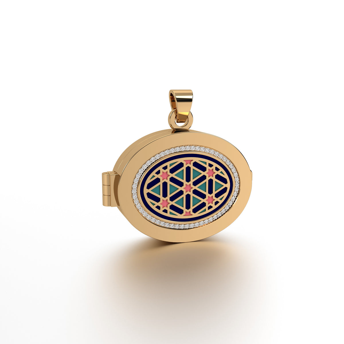 #Pattern & Color_Persian Girih Pastel Turquoise