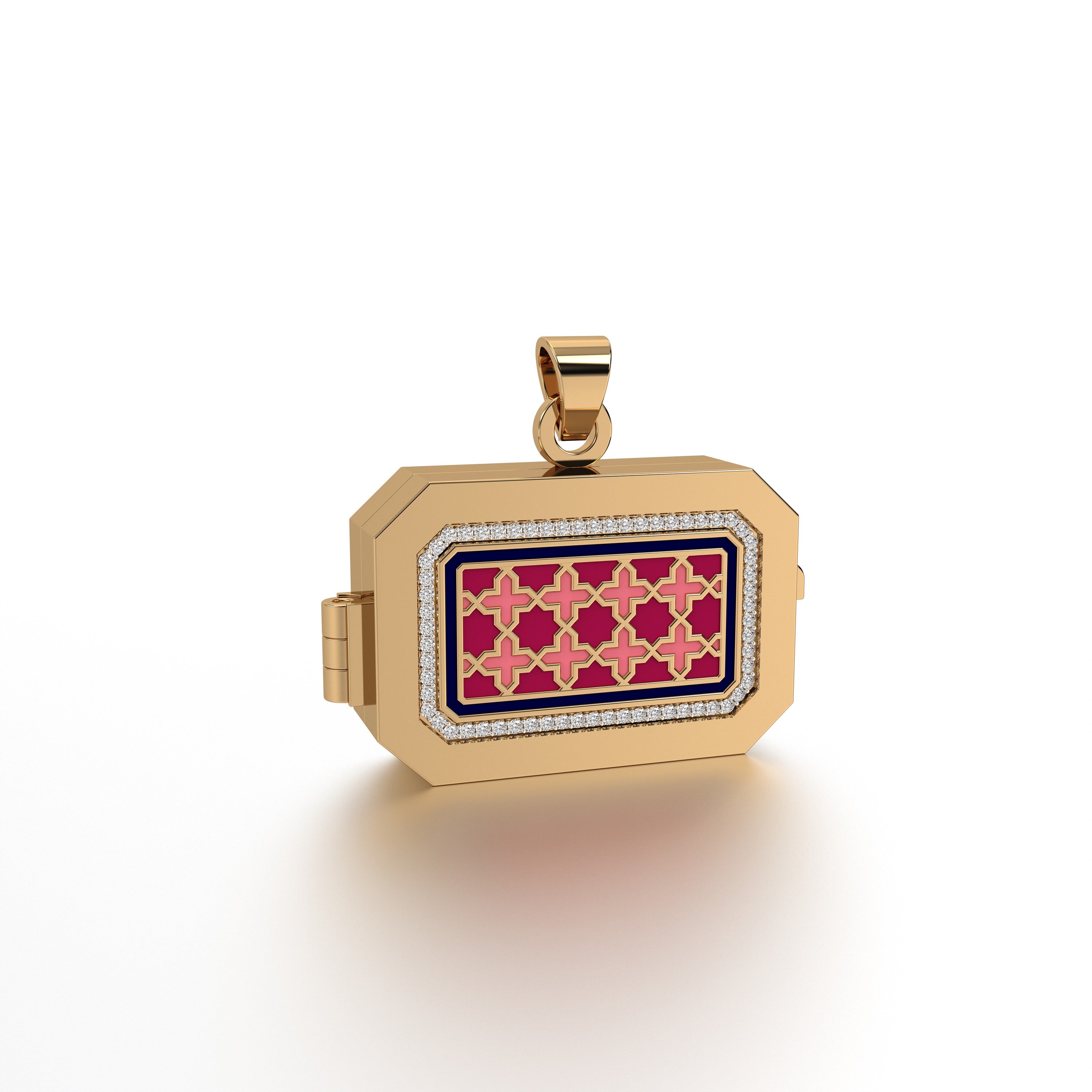 #Pattern & Color_Moroccan Zellij Cardinal Red